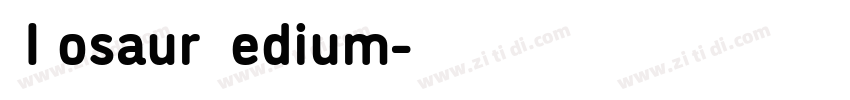DINosaur Medium字体转换